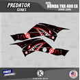 thumbnail image 4 of Kalair GFX Graphics Kit for Honda ATV TRX 400EX (2008-2016) Predator Series, 4 of 5