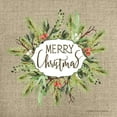 thumbnail image 3 of Bluebird Barn 20x20 Black Modern Framed Museum Art Print Titled - Merry Christmas Greenery II, 3 of 5