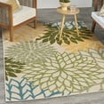 thumbnail image 5 of Nourison Aloha Tropical Indoor/Outdoor Green Multicolor 6' x 9' Area Rug (6x9), 5 of 10