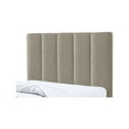 thumbnail image 5 of Meridian Furniture Hudson Beige Faux Leather Twin Trundle Bed, 5 of 9