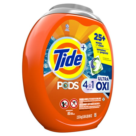 Tide Pods Ultra Oxi Laundry Detergent Pacs - 89oz/85ct