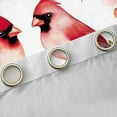 thumbnail image 4 of Manfei Cute Xmas Cardinals Curtains Pack of 2 (42x84 Each),Sakura Curtains Blackout,Pink Red White Bedroom Curtains For Girls Teens,Ultra Soft Home Decor, 4 of 6
