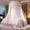 Pink/White, variant on Bed Canopy Princess for Girls,Bed Canopy Curtain Double Layer Sheer Mesh Dome Bed Curtain- Round Lace Princess Mosquito Net Tent for Twin Full Queen King Bed(Pink/White)