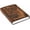 Vintage Brown, variant on Journal 7 x 5 Inch 220 Page Journal, Owl Embossed Blank Book, Sketchbook, Notebook Journal ( Unlined Paper) Pocket style with Lock Closure for Men and Women (