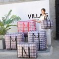 thumbnail image 2 of Bolsa de mudanza portátil impermeable, bolsa de embalaje de equipaje multifuncional, bolsa tejida gruesa, bolsa de almacenamiento de ropa con edredón de gran capacidad, 2 of 5