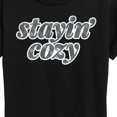 thumbnail image 3 of Instant Message - Stayin Cozy - Women's Short Sleeve Graphic T-Shirt, 3 of 6