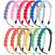 thumbnail image 1 of Diademas de corazón TANGJMXG para niñas 12 piezas coloridas, 1 of 5