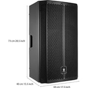 Proreck PR-915D 1500W Powered Bluetooth PA 15-Inch 3-Channel DSP Speaker