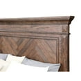 thumbnail image 3 of New Classic Furniture Mar Vista 6/0 Solid Wood King Bed in Brushed Walnut, 3 of 4