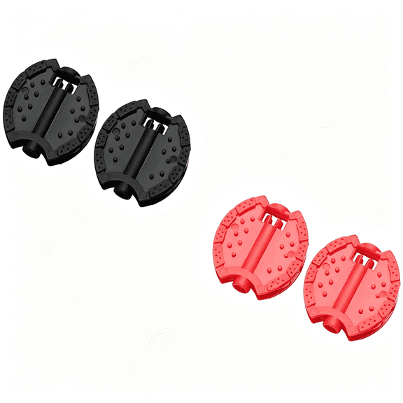 CYFW 2 Pair Toddler Tricycle Pedals Replacement 5/16 Inch Spindle Axle Kids Trike Flat Pedal Footrest for Red Rider Trike Outdoor Toddler Trikes Toddler Bike with Push Handle Stroller Baby Trikes