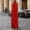 Red, variant on WRFWUL Women's Solid Sleeveless Halter Neck Maxi Dress Elegant High Neck Flowy Long Gown Formal Evening Party Bridesmaid Prom Dresses