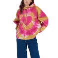 thumbnail image 1 of ZAXARRA Hooded Sweatshirt Love Print Long Sleeve Pullover with Drawstring, 1 of 7
