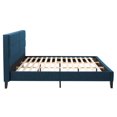 thumbnail image 2 of CorLiving Bellevue Upholstered Adult King Bed Frame with Slats and Rectangle Tufted Headboard - No Box Spring Required, 2 of 9