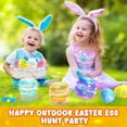 thumbnail image 3 of 6 PCS Easter Eggs Toys， Light Up Singing Spinning Top. Easter Basket Stuffers, Hunt Party Favors, Goodie Bag Fillers for 3-12 Boys Girls, 3 of 9