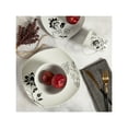 thumbnail image 2 of Tabletops Gallery 16 Piece Rebecca Square Floral Porcelain Dinnerware Set, Service for 4, 2 of 4