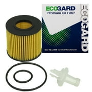 ECOGARD X6160 Premium Cartridge Engine Oil Filter for Conventional Oil Fits Scion iQ 1.3L 2012-2015