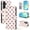 Red, variant on ELEHOLD Crossbody Case for Samsung Galaxy A24 4G, Cute Floral Shockproof Wallet Phone Case with Kickstand, Magnetic Buckle,Blue