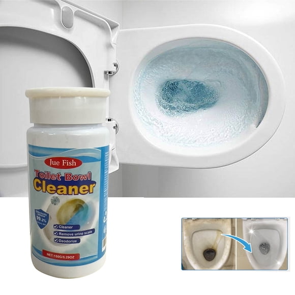 Hxlamzoo 150ml Splash Toilet Cleaner Foam Powder, Toilet Cleaning Powder Foaming Toilet Bowl Cleaner Household Toilet Cleaners for Toilet Squatting Pans, Urinals, Pipe Cleaning