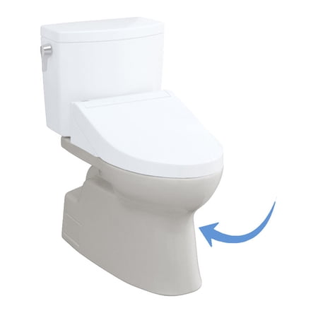 Toto Ct474cufgt40 Vespin Ii Elongated Toilet Bowl Only - White