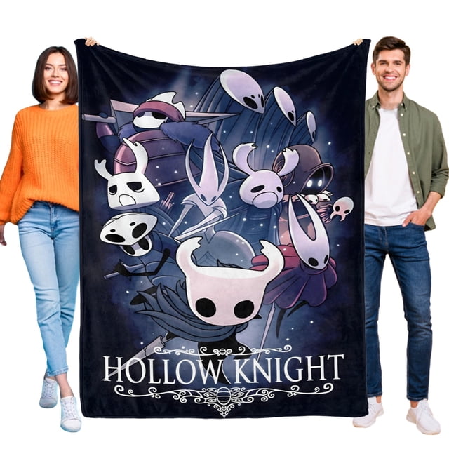 Hollow Knight anti-pilling, suave, ligera, esponjosa y acogedora de lujo para hogar y cocina – Perfecta para niños y adultos,110X70cm