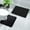 Black, variant on YIMWNYI 2-Piece Foam Bath Mat Set, Soft Non-Slip Velvet Fleece Rugs for Bathroom, Machine Washable, Quick Drying, Water Absorbent, Comfortable Toilet and Shower Mats in Multiple Colors