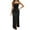 Black, variant on Annhoo Cocktail Dresses for Women Slim Slit Sleeveless Spaghetti Strap Cami Dress Ladies Party Formal Dress