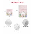 thumbnail image 7 of Easter Kitchen Dish Towels for Drying Dishes Set of 2, Country Rabbit Feet Eggs Leaves Pink Wooden Grain Waffle Weave Microfiber Hand Tea Bathroom Towels Quick Dry & Absorbent Towel 15.7x23.6, 7 of 7