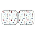 thumbnail image 4 of Picia Nautical Lighthouse Sailboat 2 Piece Car Windshield Sun Shade Foldable | Foldable Sun Shield for Front Window Blocks UV Rays and Keeps Your Vehicle Cool-, 4 of 7