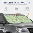 thumbnail image 4 of Disketp 2 Piece Spring Gnomes Pattern Windshield Sunshades,Folding Windshield Sun Shade For Car Suv Trucks Sedan,Blocks Uv Rays Sun Visor Protector-Small, 4 of 7