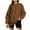 Brown, variant on tklpehg Oversized Sweatshirt for Women Going Out Tops Long Sleeve Tops Vintage Sweatshirt Hooded Classic Solid Color Casual Loose Lightweight Pullover (Light Blue,XXL)