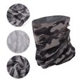 thumbnail image 3 of Unique Bargains 1 Pc Windproof Face Scarf Mask Face Mask for Outdoor Cycling Black Gray, 3 of 6