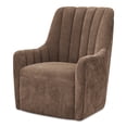 thumbnail image 2 of Moe's Home Collection Swivel Chair Cool Brown Fabric, 2 of 9