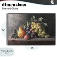 thumbnail image 4 of Stupell Industries Transitional Bountiful Fruit Classic Still Life Black Framed Giclee Art, 18 x 12, by Petals Prints Design, 4 of 8