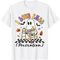 thumbnail image 1 of Cute I Love Fall Prevention Physical Therapy Ghost Halloween T-Shirt - Black - S, 1 of 2