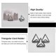 thumbnail image 4 of 36pcs Mini Place Card Holders Metal Table Card Holders Triangle Shape Wedding, 4 of 5