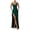 Green-YhBgd, variant on RFQWOVSR Womens Solid Color Spaghetti Strap Side Slit Maxi Dress Elegant Formal Gown M