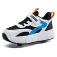 thumbnail image 3 of Kids Roller Shoes Sneakers with Wheels - Premium Sport Roller Skate Sneaker for Boys Girls Christmas Birthday Children Show Gift, 3 of 19