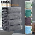 thumbnail image 2 of 4pcs Extra Large Bath Towels Set (35x70 Inches) - Super Soft, Quick-Dry & Highly Absorbent - Plush Spa-like XL Bath Sheets for Home, Hotel, Gym, Spa - Elegant Multi-Color Options, 2 of 12