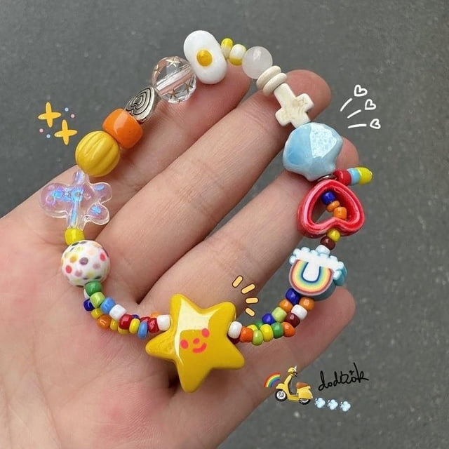 Pulsera de cristal Pulsera de niña Pulsera de perla de ojo de gato Pulsera de dopamina Niche Sense Joyas que no se decoloran