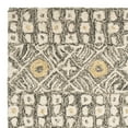 thumbnail image 5 of SAFAVIEH Micro-Loop Blazhe Floral Geometric Runner Rug, Charcoal/Ivory, 2'3" x 7', 5 of 7