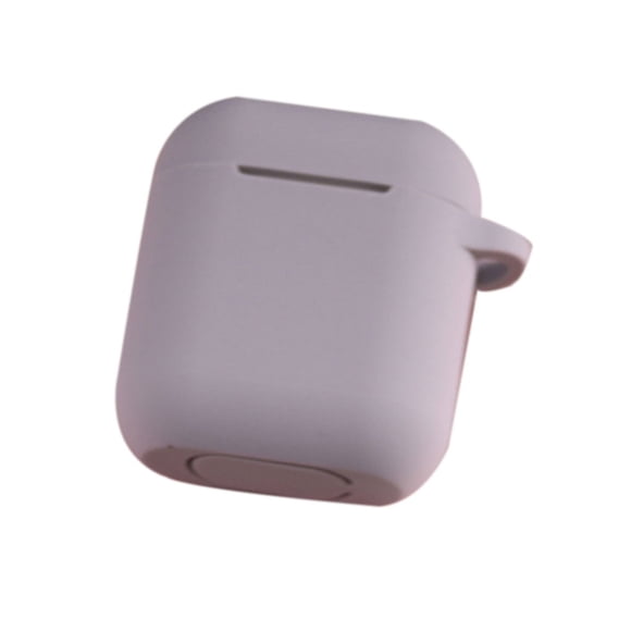 Methold Funda protectora de carga para auriculares, funda protectora de diseño de Color sólido de silicona antipérdida, reemplazo para Relojes inteligentes Gris