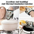 thumbnail image 3 of Donut cake Print Oven Mitts Heat Resistant - Soft Lining Silicone Mini Oven Mitts with HangingLoop, Kitchen Oven Gloves Heat Resistant 500℉ for Cooking Baking Microwave, 3 of 7