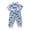 Blue, variant on QUOTAY Toddler Pajamas for Kids Baby Boys and Girls Satin Button Down Short Sleeve Heart Trim Shirt and Long Pants Silk Pajamas Set Blue,2-3 Years