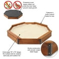 thumbnail image 3 of Badger Basket Octagon XL Wooden Sandbox with Liner and Cover, 3 of 10