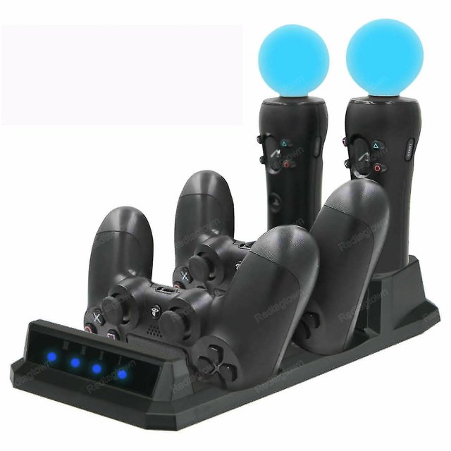 4 en 1 Charr Dock Stat D para Ps4 Psvr Vr Move