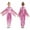Pink, variant on Kids Girls Sparkly 2PCS Hip Hop Jazz Dance Outfit Long Sleeve Tassel Jacket with Metallic Jogger Pants Silver 6