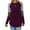 1# Wine Red, variant on Long Sleeve T Shirts for Women Fall Fashion Leopard Color Block Tunic Sweatshirts Stripe Crewneck Tops Raglan Pullover