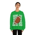 thumbnail image 4 of Retro Game Day Football Sweatshirt Vintage Football School Spirit Shirt Irish Green 3XL, 4 of 6