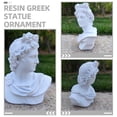 thumbnail image 2 of unbranded 1Pcs Statue de Buste Grec Résine Blanche 11.8x7.9x2.4in pour Déco de Porche, 2 of 8