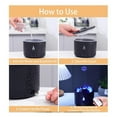 thumbnail image 1 of Smoke Ring Volcanic Flame Diffuser 360Ml Aromatherapy Essential Oil Diffuser Air Humidifier (A)EU Plug, 1 of 5